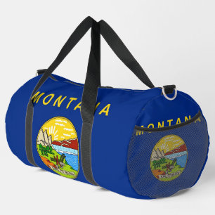 Bolso De Deporte Grande Print Cut Sew Bag con bandera de Montanai, Estados