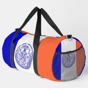Bolso De Deporte Grande Print Cut Sew Bag con bandera de Nueva York, EE.UU