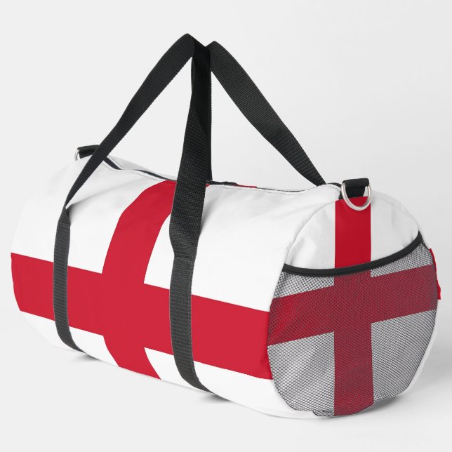 Bolso De Deporte Grande Print Cut Sew Bag with flag of England, UK (Esquina derecha)