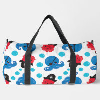 Pulpo pirata, patrón de pulpo, animales marinos