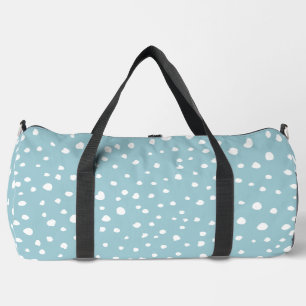 Bolso De Deporte Grande Puntos dálmatas azules, puntos dálmatas, impresion