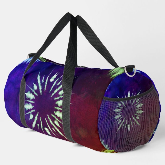 Bolso De Deporte Grande Purple Tie Dye Large (Esquina derecha)