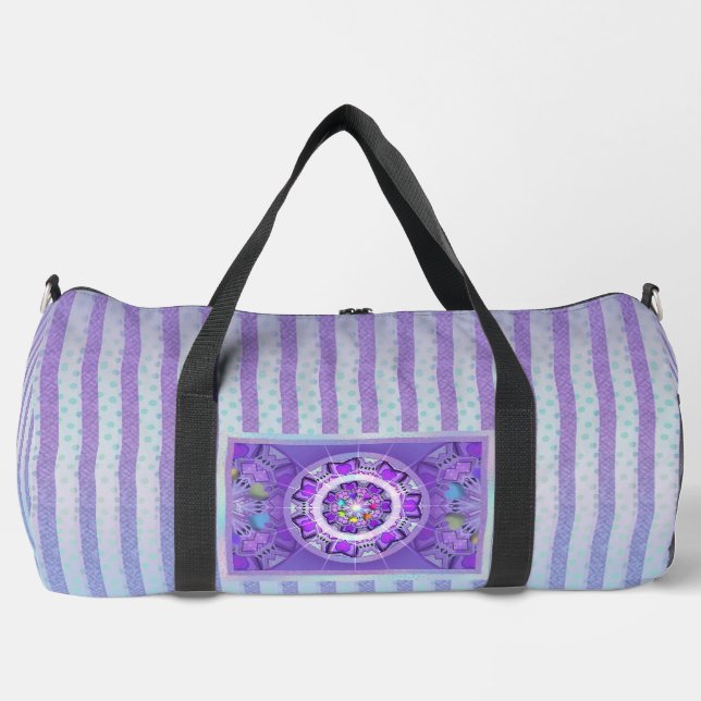 Bolso De Deporte Grande Púrpura W2 (Anverso)