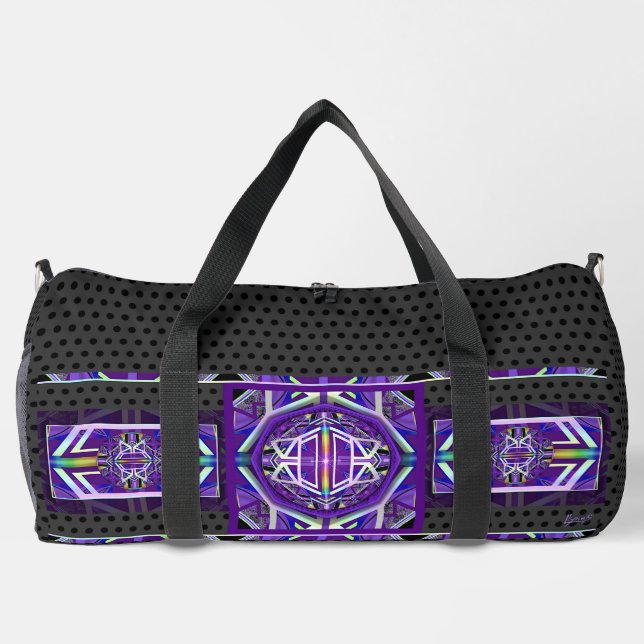 Bolso De Deporte Grande púrpura w3 (Reverso)