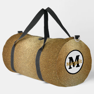 Bolso De Deporte Grande Purpurina de oro falso Monograma grande