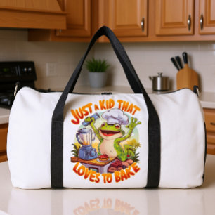 Bolso De Deporte Grande Rana Culinaria: Magia de Licuadora Frogtástica
