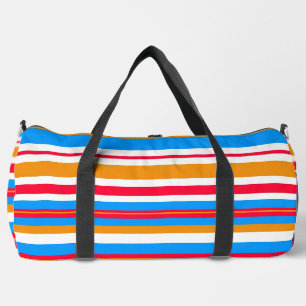 Bolso De Deporte Grande Rayas coloridas