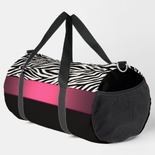 Bolso De Deporte Grande Rayas de cebra