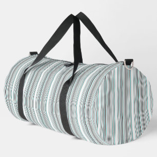 Bolso De Deporte Grande Rayas grises de aqua lindas