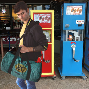 Bolso De Deporte Grande Recolector de monedas alargado de imitación de cue