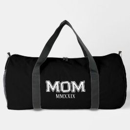 Bolso De Deporte Grande Regalo de Numerales Romanos 'Mamá' Personalizable