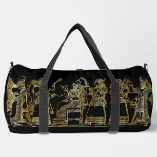 Bolso De Deporte Grande Relieve de oro mesopotámico antiguo