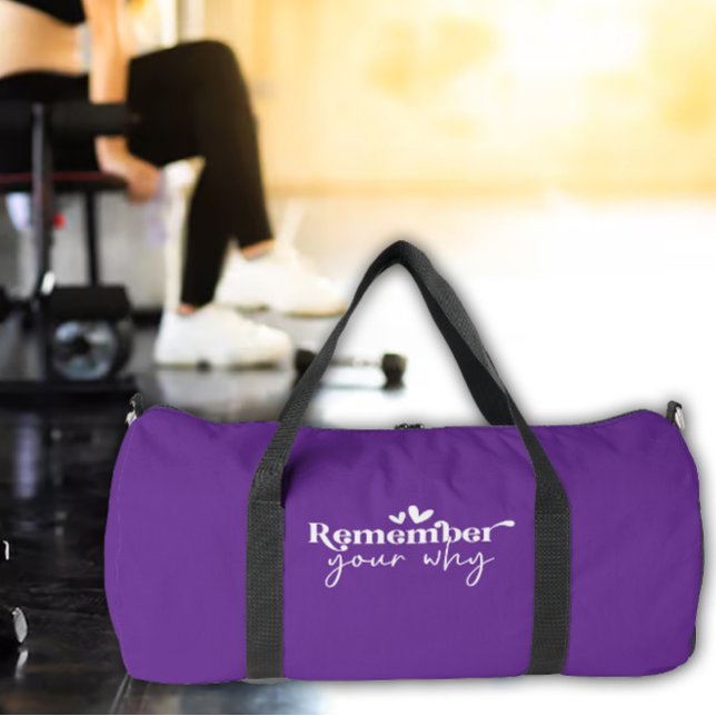 Bolso De Deporte Grande Remember Your Why Gym Gear (Subido por el creador)