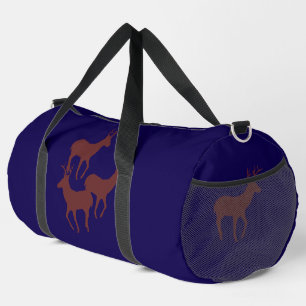 Bolso De Deporte Grande Reno 3 Gimnasio Atlético Cargado En Azul Dk