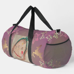 Bolso De Deporte Grande Reno, Copos de nieve +Foto