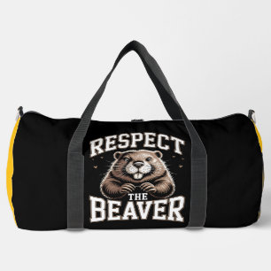 Bolso De Deporte Grande Respetar Al Castor