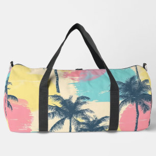 Bolso De Deporte Grande Retro Atardecer Palma