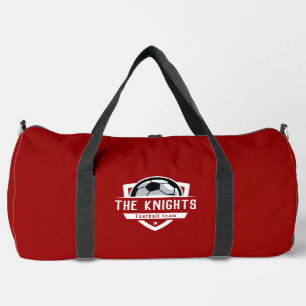 Bolso De Deporte Grande Rojo del deporte de fútbol