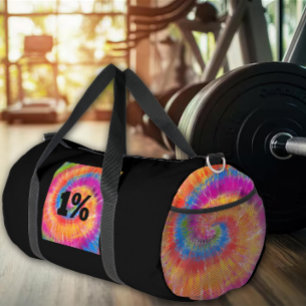 Bolso De Deporte Grande Ropa de gimnasio teñida a mano