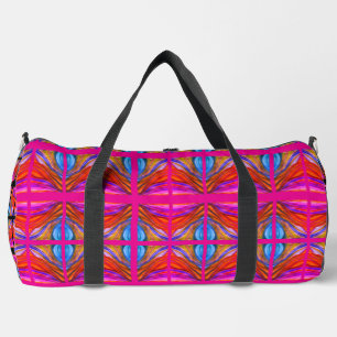 Bolso De Deporte Grande Rosa caliente estilo boho