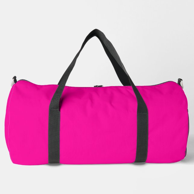 Bolso De Deporte Grande Rosa fuerte caliente (Anverso)