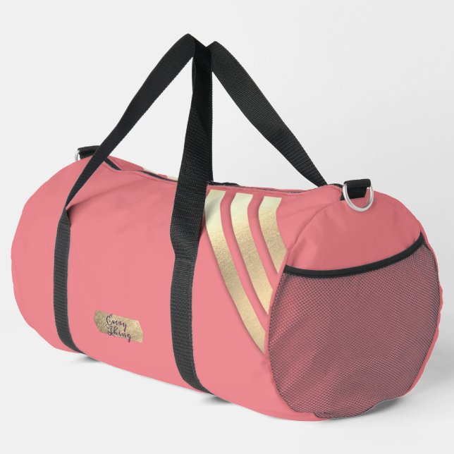 Bolso De Deporte Grande Rosa lindo (Esquina derecha)