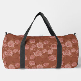 Bolso De Deporte Grande Rosa Sonrosado Cuero Aspecto 