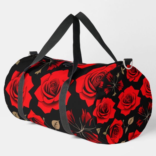 Bolso De Deporte Grande Rosas rojas (Esquina izquierda)