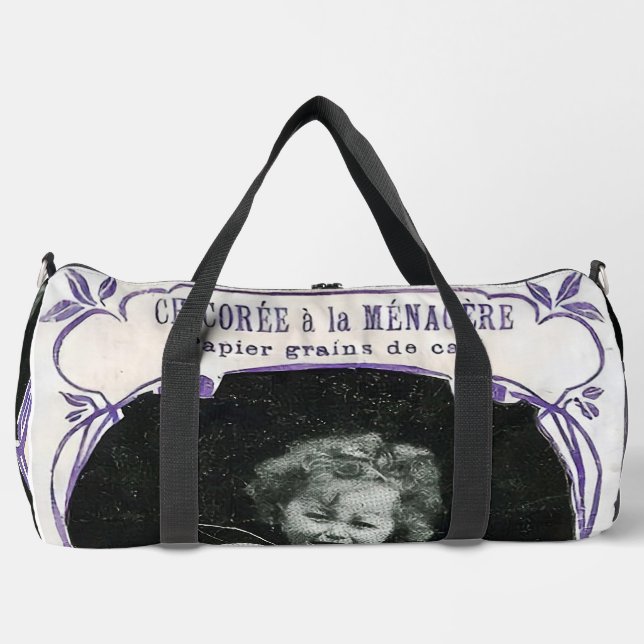 Bolso De Deporte Grande Sad Cherub Angel Print (Anverso)