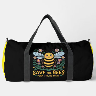 Bolso De Deporte Grande Salvar Las Abejas Planta Árboles