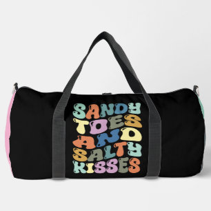 Bolso De Deporte Grande Sandy Toes Salty Kisses Retro