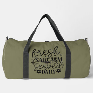 Bolso De Deporte Grande Sarcasmo Fresco Servido Diariamente