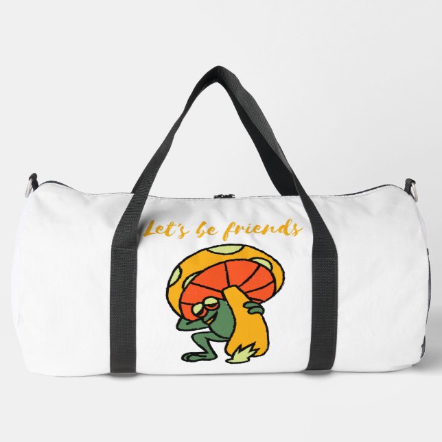 Bolso De Deporte Grande seamos amigos (Anverso)