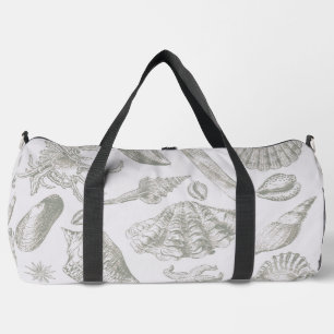 Bolso De Deporte Grande Seashell Soft Antique Art Beach Shells