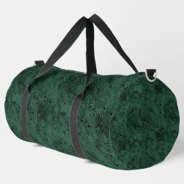 Bolso De Deporte Grande Seda Moire Pequeño Patrón en Verde Bosque