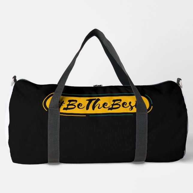 Bolso De Deporte Grande Ser el mejor. (Anverso)