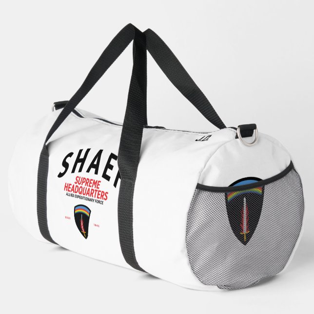 Bolso De Deporte Grande SHAEF Supreme Headquarters Custom (Esquina derecha)