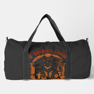 Bolso De Deporte Grande Si Los Zombies Nos Persiguen Estoy Tropezando Murc