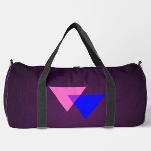 Bolso De Deporte Grande Símbolo de bisexualidad 
