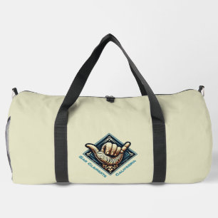 Bolso De Deporte Grande Símbolo de mano de surfista-