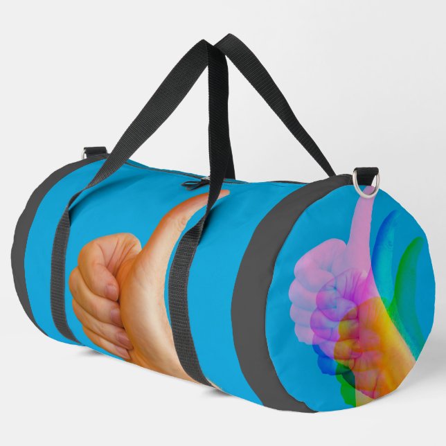 Bolso De Deporte Grande símbolo en duffle-Bag (Esquina izquierda)