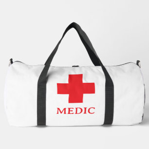 Bolso De Deporte Grande Simple MEDICINA & Primeros Auxilios, Cruz, Ambulan