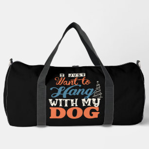 Bolso De Deporte Grande Sólo Quiero Pasar Tiempo Con Mi Perro