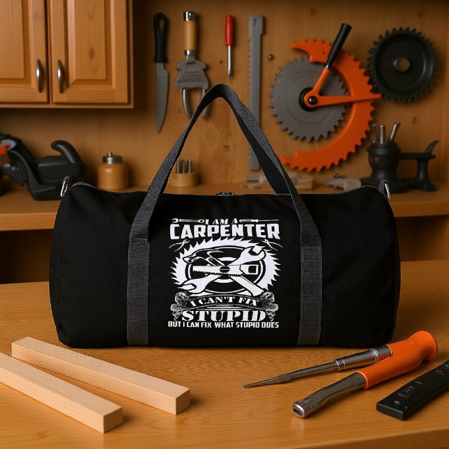Bolso De Deporte Grande Soy un carpintero  (Subido por el creador)