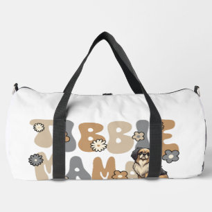 Bolso De Deporte Grande Spaniel Tibetano Tibbie Mama Groovy