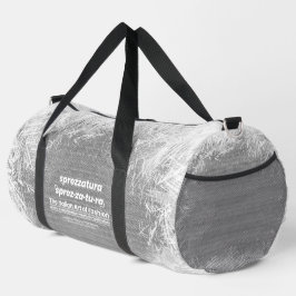 Bolso De Deporte Grande SPREZZATURA: EL ARTE ITALIANO DE LA MODA-BlackDeni
