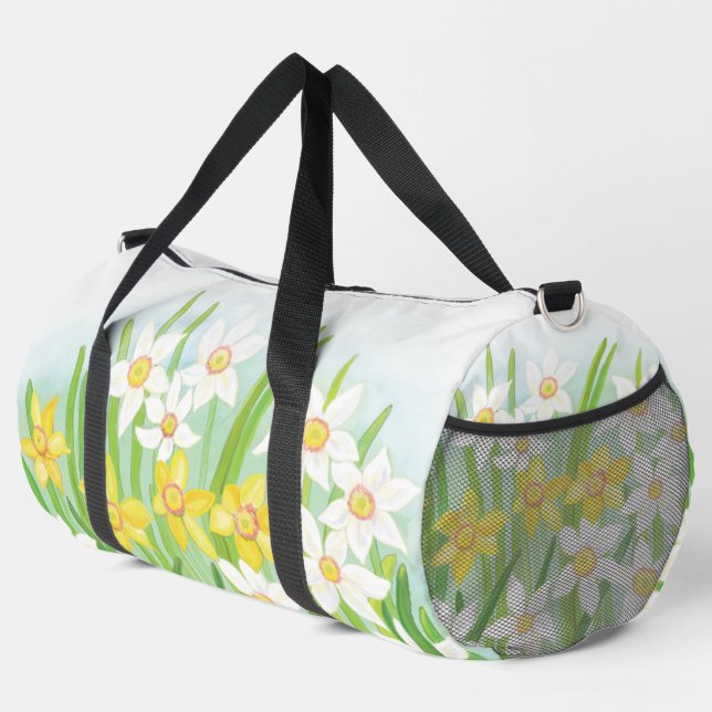 Bolso De Deporte Grande Spring Daffodils (Esquina derecha)