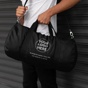 Bolso De Deporte Grande Su logotipo Texto aquí l Promoción comercial de ma