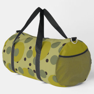 Bolso De Deporte Grande Sueño Retro de Aguacate Círculos Atómicos de los 7