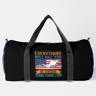 Bolso De Deporte Grande Sumérgete con Espíritu Alegre